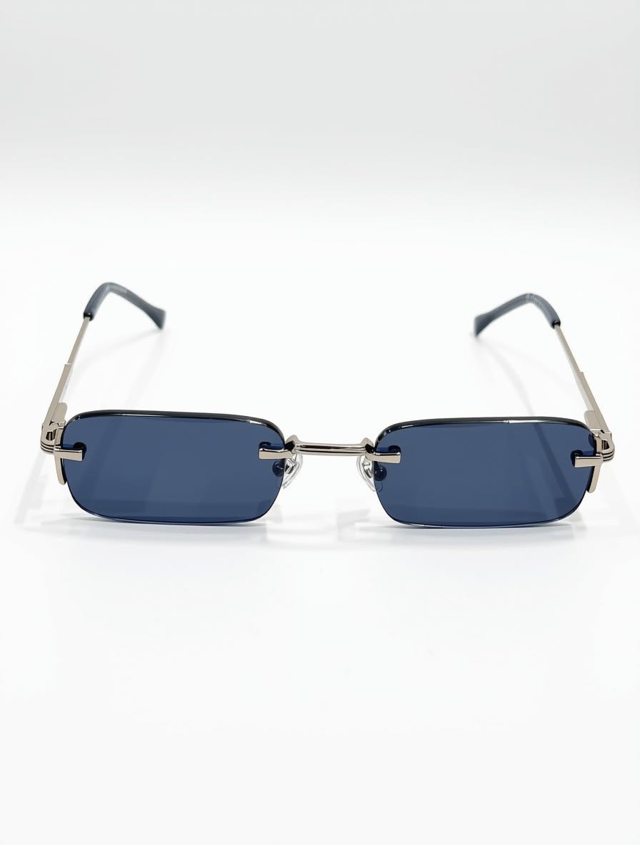 ALBERTO MUNZI BLEU FONCE CARRE